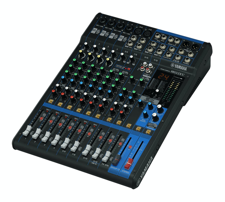 Yamaha MG12XU 12 - Channel USB Mixing Desk with FX - Ev - Entz Music