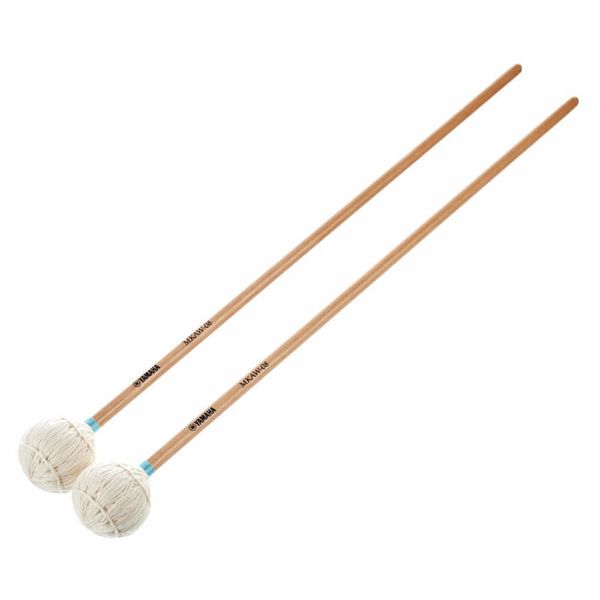 Yamaha MKAW - 08 Marimba Mallets - Extra Soft Yarn Head, Birch Shaft - Ev - Entz Music