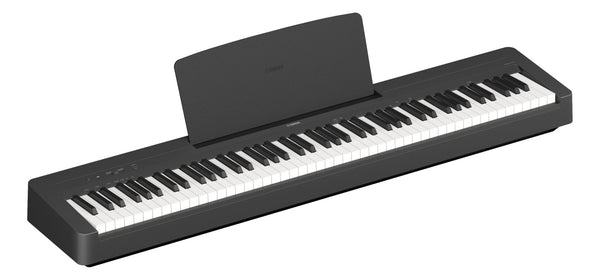 Yamaha P145 Digital Piano - Sleek Black Portable Keyboard with Authentic Sound - Ev - Entz Music