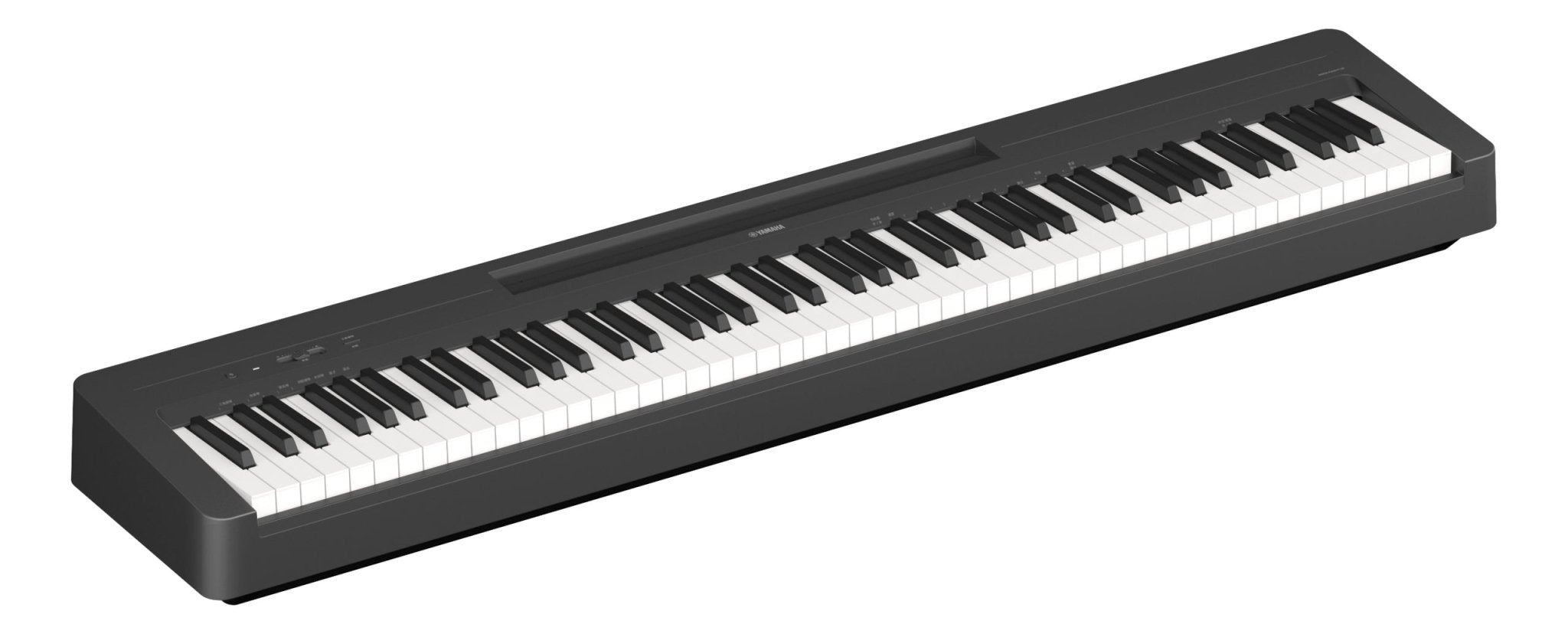 Yamaha P145 Digital Piano - Sleek Black Portable Keyboard with