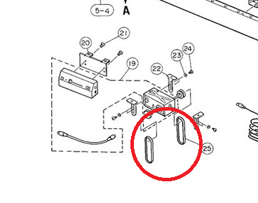 Yamaha Plastic Vibraphone Belt for YV3200A - Ev - Entz Music