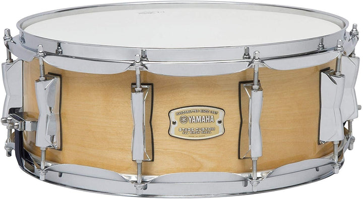 Yamaha Stage Custom Birch 14"x5.5" Snare Drum - Natural Wood, 100% Birch Shell - Ev - Entz Music