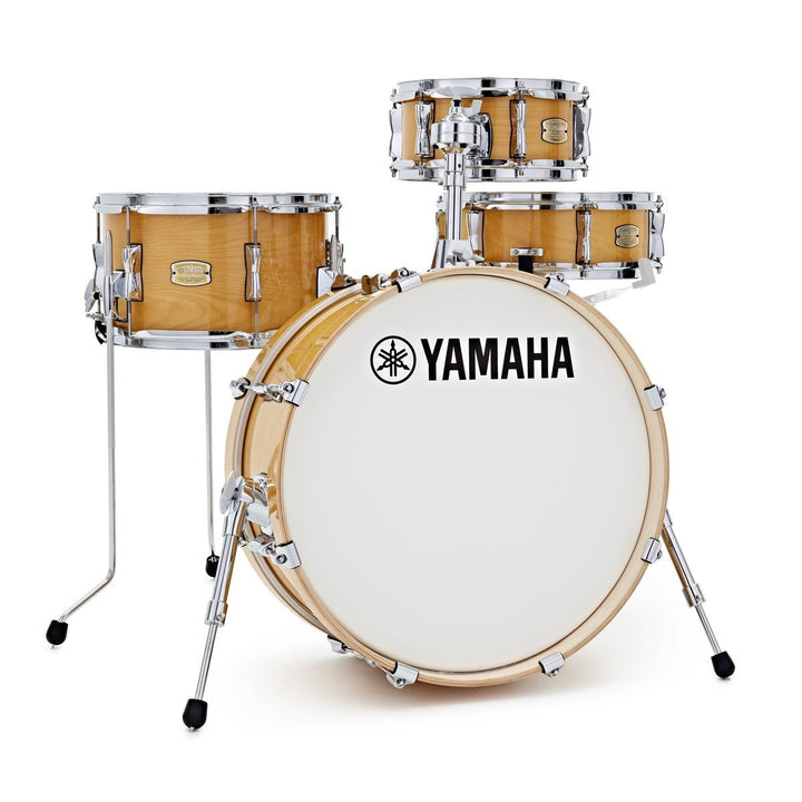 Yamaha Stage Custom Hip 20" 4pc Shell Pack, Natural Wood – Compact Birch Drum Kit for Travel & Small Venues - Ev - Entz Music