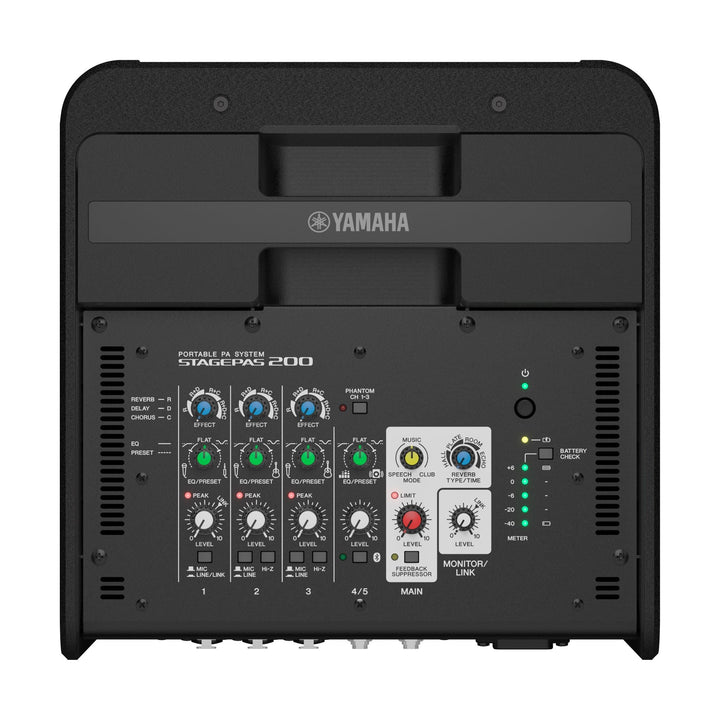 Yamaha STAGEPAS 200 BTR Portable PA System – Power and Portability for Every Performance - Ev - Entz Music