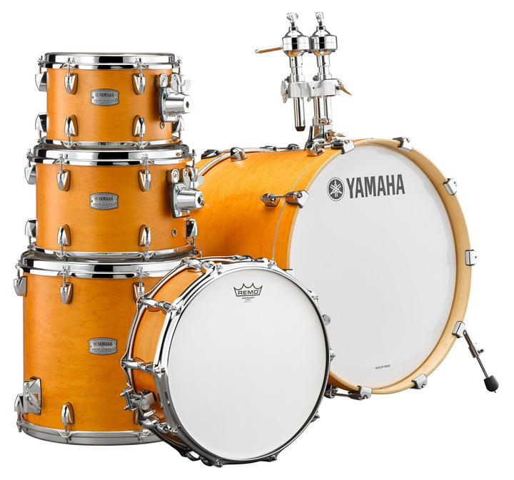 Yamaha Tour Custom Drum Shell Set - 20" Kick Drum, All - Maple Shells in Caramel Satin Finish - Ev - Entz Music