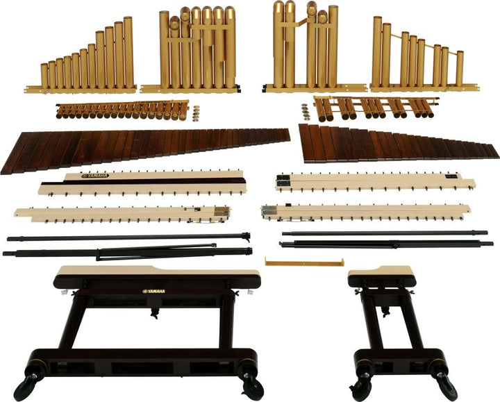 Yamaha YM - 6100 'Concert Grand' Marimba - 5 Octaves with Honduran Rosewood Tone Bars - Ev - Entz Music