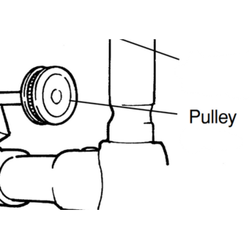 Yamaha YV-2700 Vibraphone Fan Pulley – Replacement Part (W5128011)