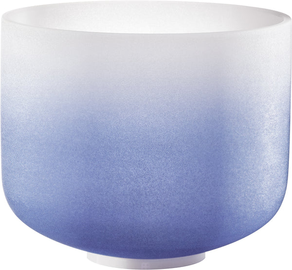 MEINL Sonic Energy Crystal Singing Bowl, color-frosted, 9" / 21 cm, Note A4, Brow Chakra