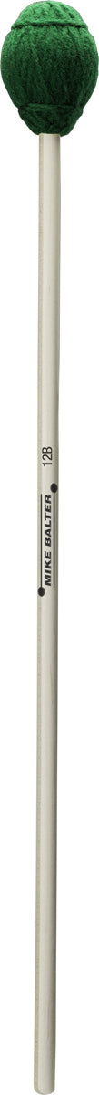Mike Balter 12B Green Yarn Birch Medium Hard Marimba, Vibes Mallets