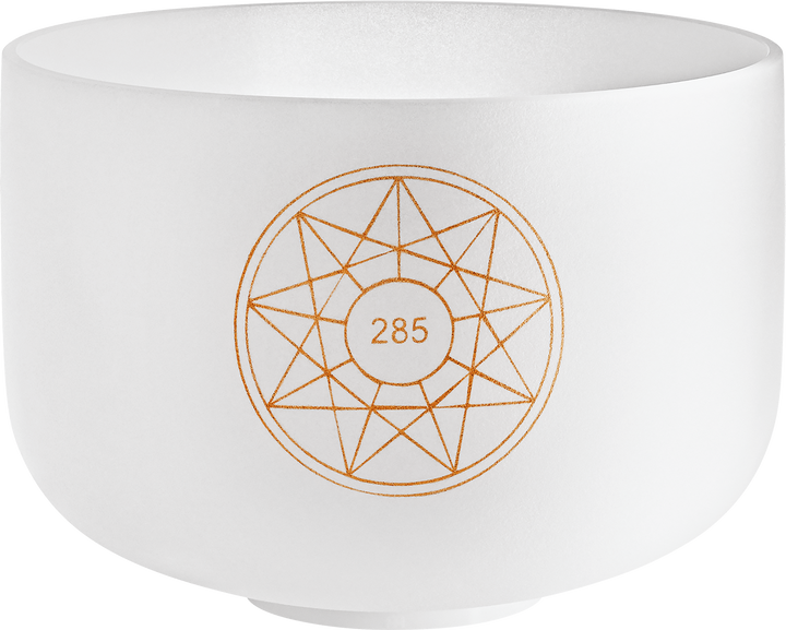 MEINL Sonic Energy Solfeggio Crystal Singing Bowl, 285 Hz, 12" / 30 cm