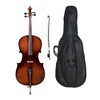 Antoni Debut 4/4 Cello Outfit full size cello with bow and padded bag

