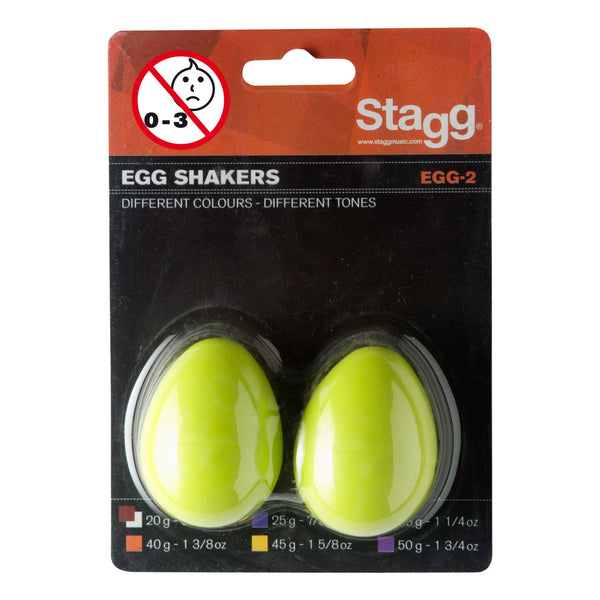 Stagg Egg Shakers 35g Green
