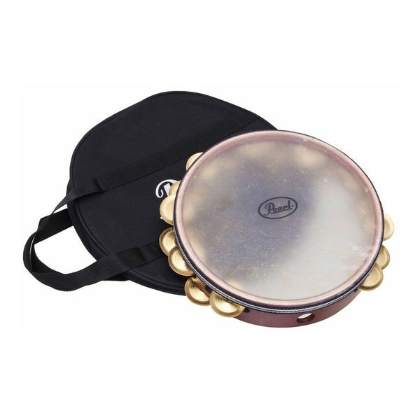 Pearl PETM-1017 Symphonic Tambourine w/ Brass Jingles & Bag