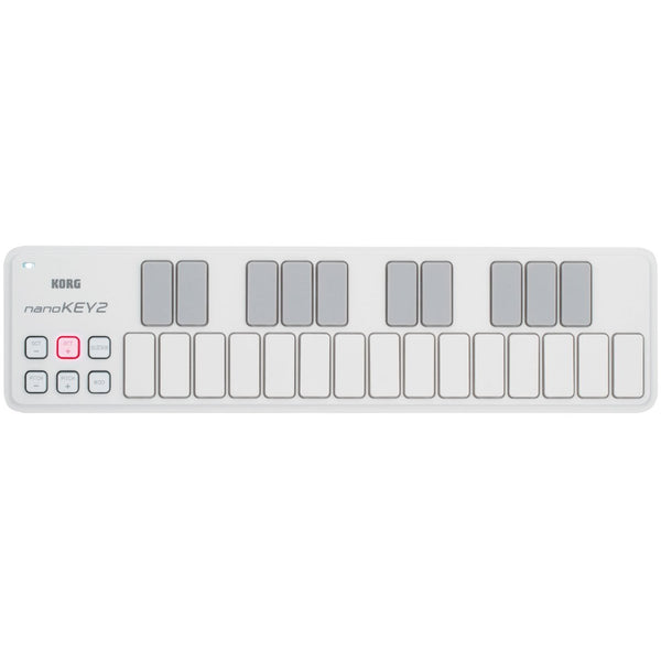 Korg White nanoKEY2 Slim-Line USB Keyboard