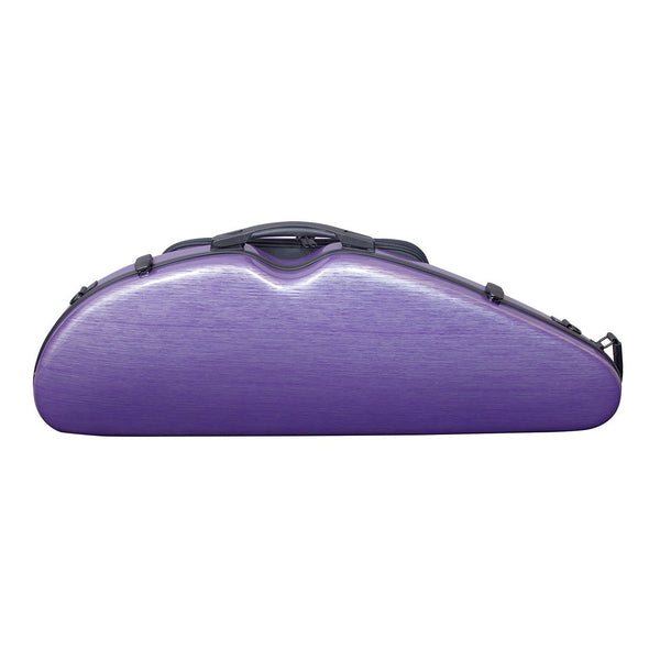 Hidersine Case Polycarbonate Violin 4/4 Halfmoon Brushed Purple