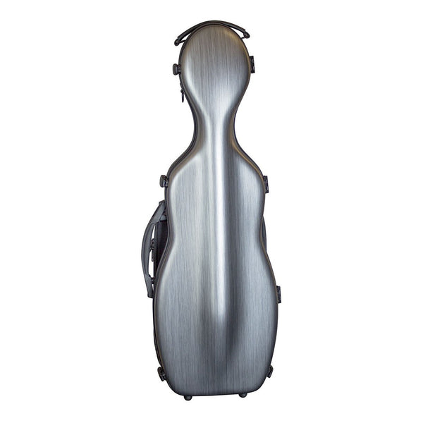 Hidersine Polycarbonate Violin Gourd Case Brushed Silver