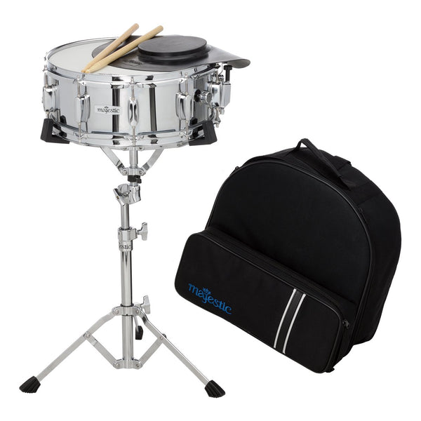 Majestic Snare & Practice Pad Kit - With backpack