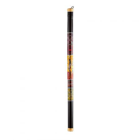 Meinl Extra Large Bamboo Rainstick, 47" Long, Black Design