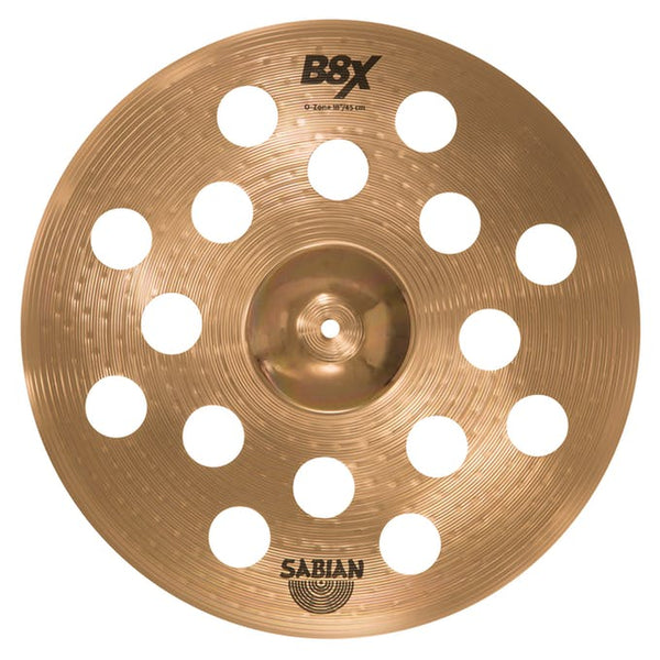 Sabian B8X 18 Inch O-Zone Crash Cymbal