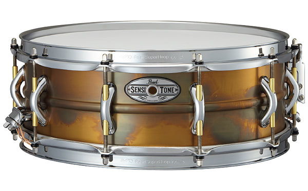 Ex-demo Pearl Sensitone Premium Beaded Brass Snare Drum 14" x 6.5" STA1465FB