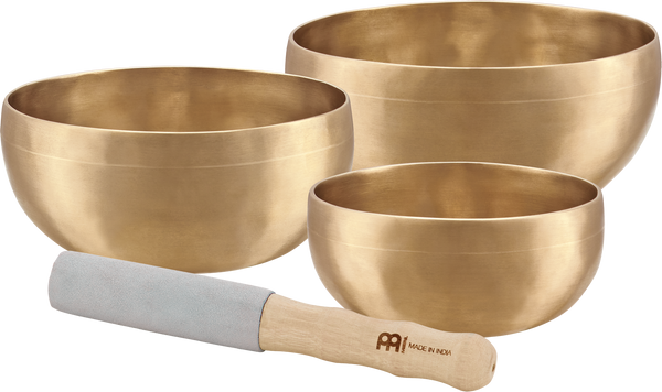 MEINL Sonic Energy Singing Bowl Set - UNIVERSAL SERIES - Consists of: 3 Singing Bowls