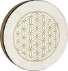 Meinl Sonic Energy Frame Drum 16 inch Diameter: Flower of Life Design, Hand Select Goat Skin Head