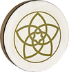 Meinl Sonic Energy Frame Drum 16 inch Diameter: Venus Flower Design, Hand Select Goat Skin Head
