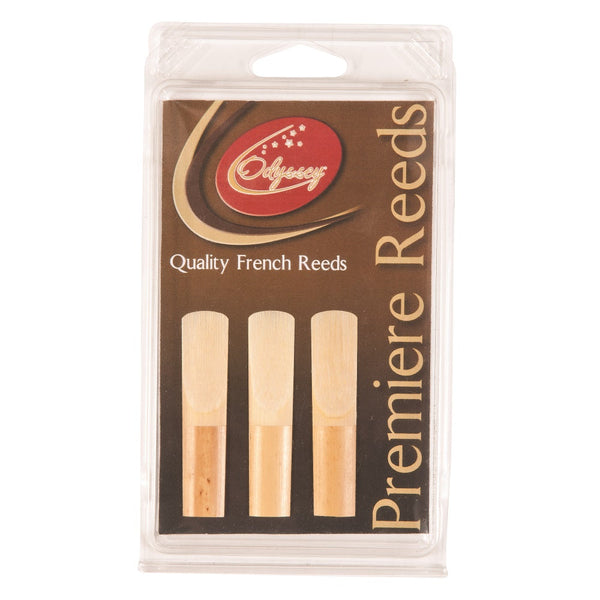 Odyssey Premiere Tenor Sax Reeds ~ 2.0 Pack of 3