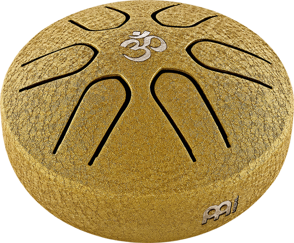 Meinl Sonic Energy Pocket Steel Tongue Drum, Gold, A Major, OM, 3" / 7.6 cm diameter