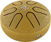 Meinl Sonic Energy Pocket Steel Tongue Drum, Gold, A Major, OM, 3" / 7.6 cm diameter
