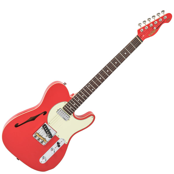 Vintage V72 ReIssued Electric Guitar ~ Firenza Red