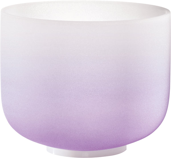 MEINL Sonic Energy Crystal Singing Bowl, color-frosted, 8" / 20 cm, Note B4, Crown Chakra
