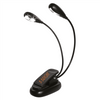 B-BRIGHT 2 ARM 4 LED Music Stand Light-  Black