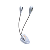 B-Bright 2 ARM 4 LED Music Stand Light - White