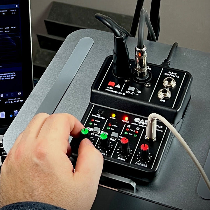 CAD 2 Channel Mixer with Phantom Power - Ev - Entz Music