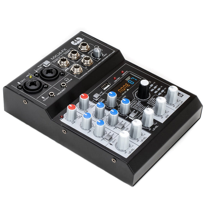 CAD 4 Channel Mixer with USB Interface & Digital Effects - Ev - Entz Music