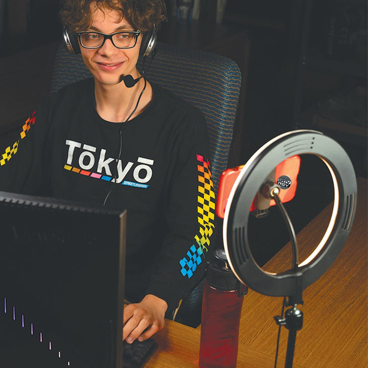 CAD Desktop Ring Light with Phone Holder - Ev - Entz Music