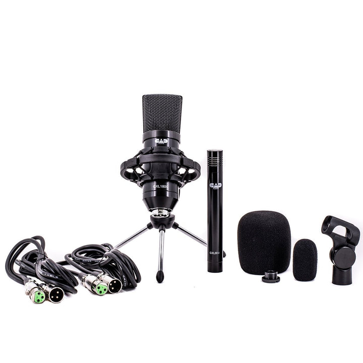 CAD GXL 1800 Studio Pack ~ 2 x Condenser Microphones - Ev - Entz Music