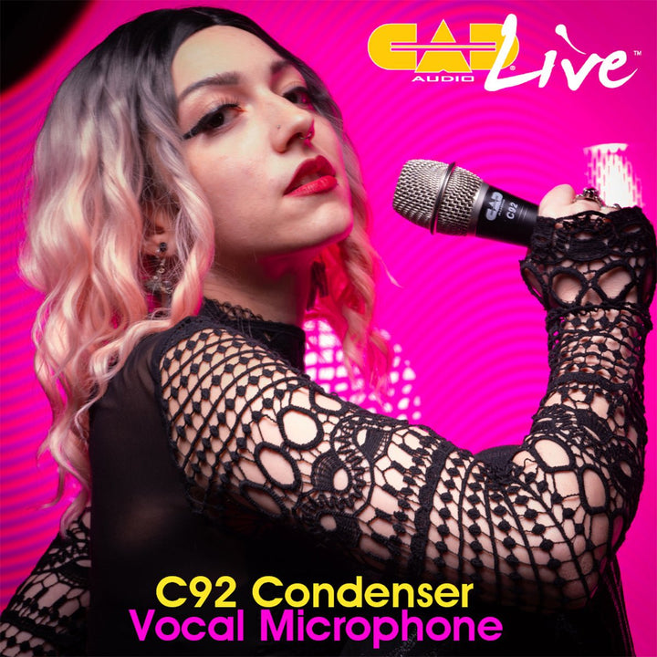 CAD Live C92 Cardioid Condenser Handheld Microphone - Ev - Entz Music