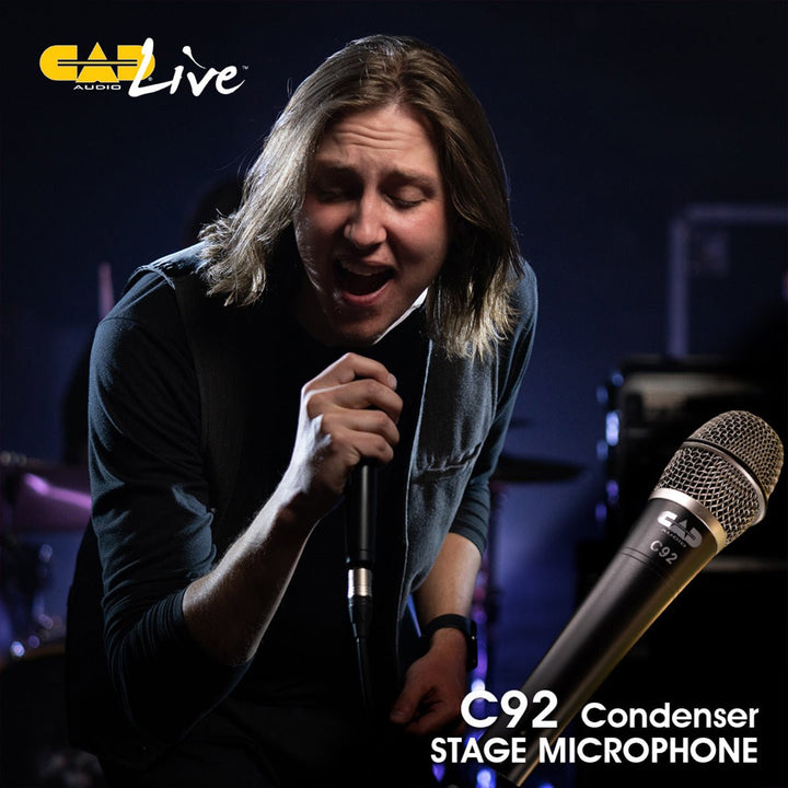 CAD Live C92 Cardioid Condenser Handheld Microphone - Ev - Entz Music
