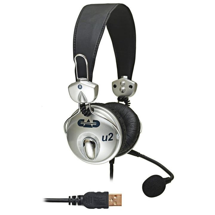 CAD USB Stereo Headphones with Cardioid Condenser Microphone - Ev - Entz Music