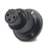 CAD XLR - F Connector Mounting Flange w/Lock Ring for Mini Gooseneck Mics - Ev - Entz Music