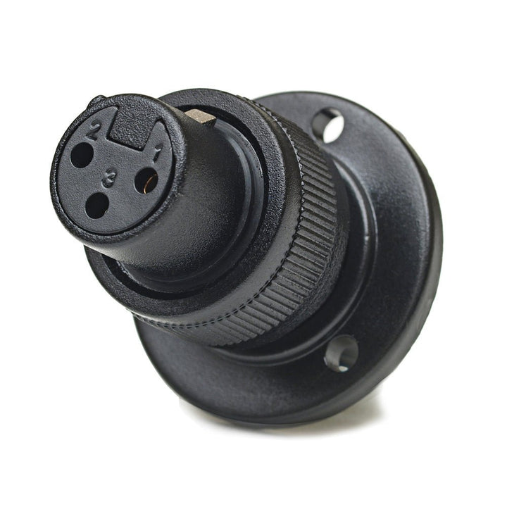 CAD XLR - F Connector Mounting Flange w/Lock Ring for Mini Gooseneck Mics - Ev - Entz Music