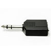 Headphone splitter adapter 2xF 6.35 to 1x 6.35