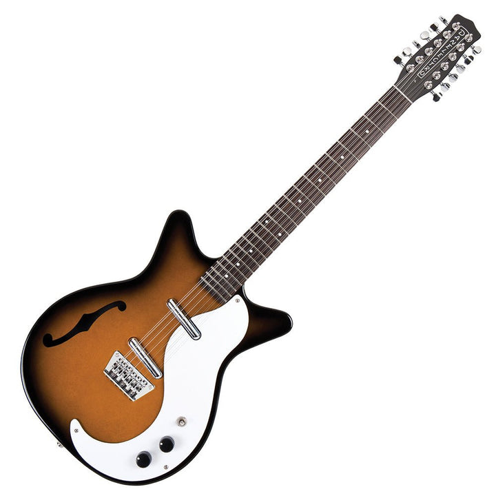 Danelectro '59 12 - String Guitar with F - Hole – Tobacco Sunburst - Ev - Entz Music