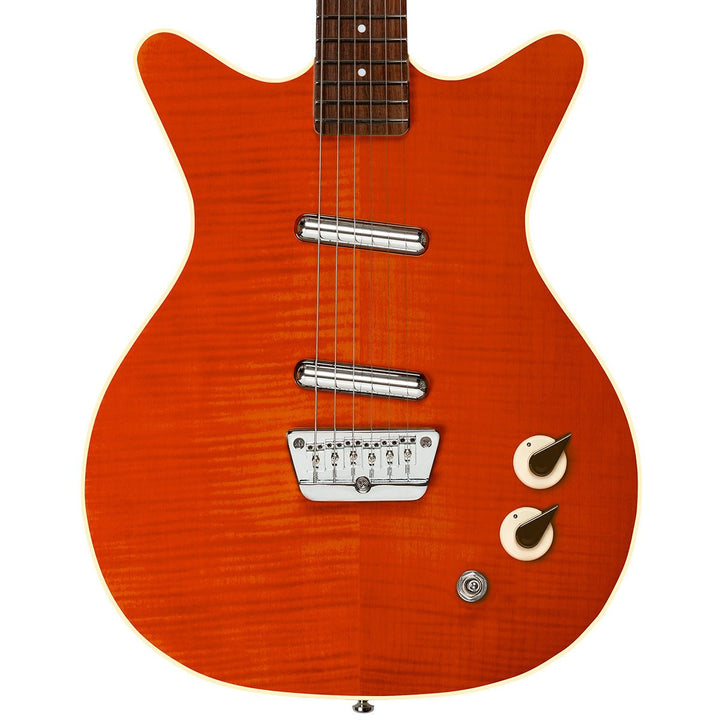 Danelectro '59 Divine Electric Guitar ~ Flame Maple - Ev - Entz Music