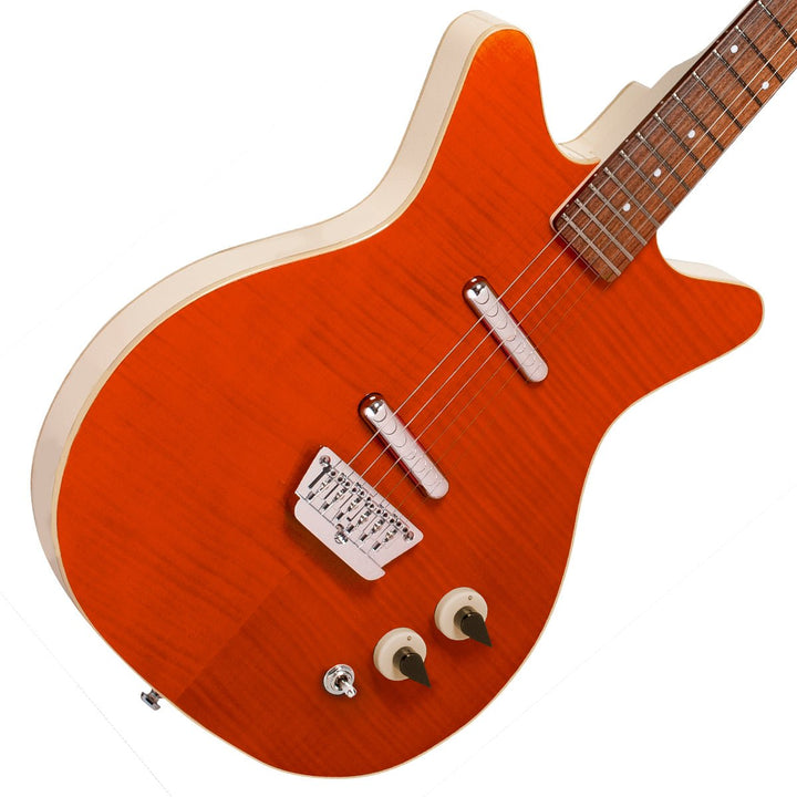 Danelectro '59 Divine Electric Guitar ~ Flame Maple - Ev - Entz Music
