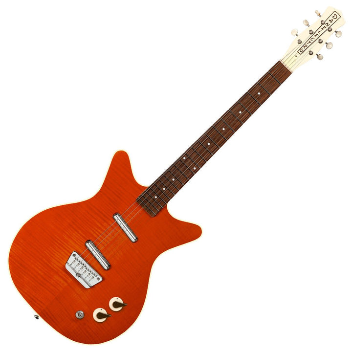 Danelectro '59 Divine Electric Guitar ~ Flame Maple - Ev - Entz Music