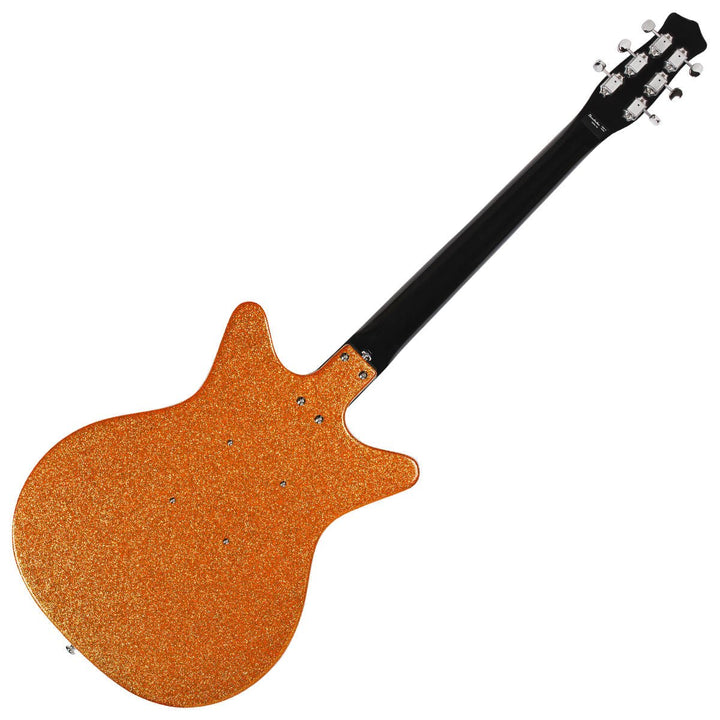 Danelectro '59M NOS Electric Guitar ~ Orange Metal Flake - Ev - Entz Music