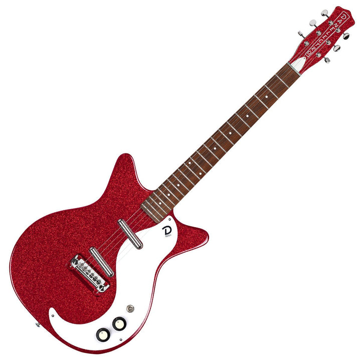 Danelectro '59M NOS Electric Guitar ~ Red Metal Flake - Ev - Entz Music